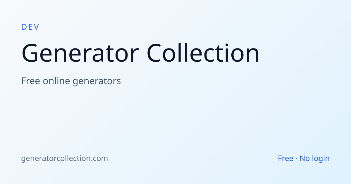 CSS Variables Generator — Design Token Test Sets